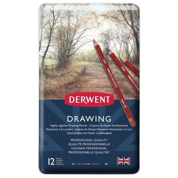 Derwent Drawing 12 stk