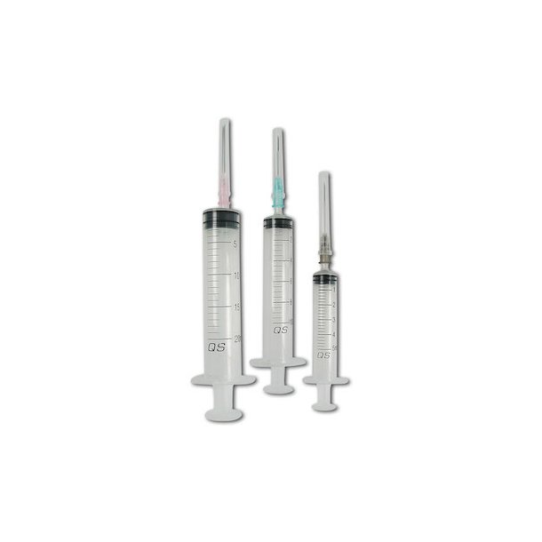 Kanyler 3 stk 5ml, 10ml, 20ml