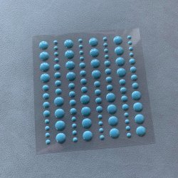 Enamel Dots SBA014 Aqua 96stk Simple and Basic