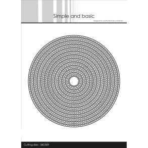 Simple and Basic Die SBD309 Circle Edges Circle 