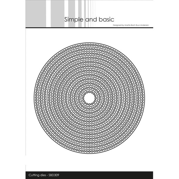 Simple and Basic Die SBD309 Circle Edges Circle 