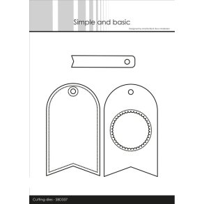 Simple and basic Die SBD337 Cute tags 