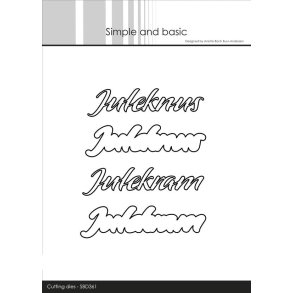 Simple and Basic Die Juleknus & Julekram SBD361 D7