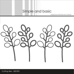 Simple and Basic die "Bubble branches" SBD395 