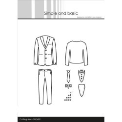 Simple and Basic die "Jacket &amp; Trousers" SBD402 