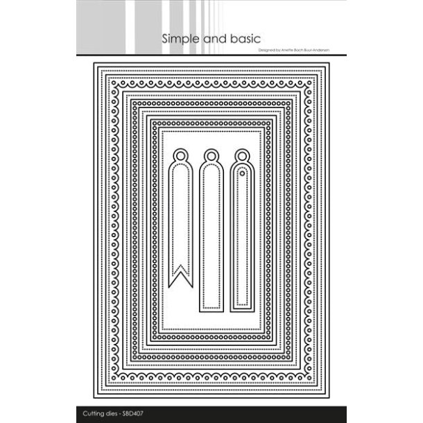 Simple and Basic die "A5 Card Frames" SBD407