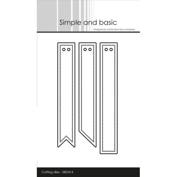 Simple and Basic die "Tall Tags - Slim" SBD414