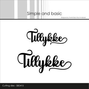 Die Tillykke SBD415 Simple and basic 