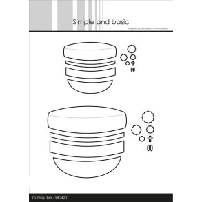 Die Student Cap - from front SBD420 Simple and basic 