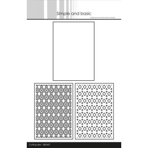 Die A7 Layered-Geometric Pattern SBD427 Simple and Basic
