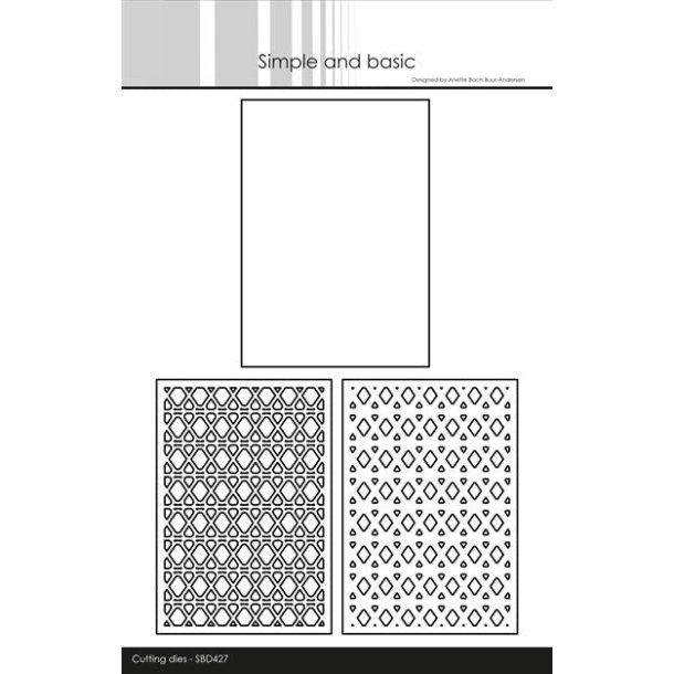 Die A7 Layered-Geometric Pattern SBD427 Simple and Basic