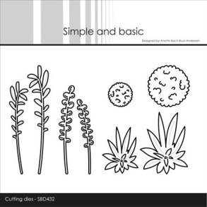 Die Plants and sterms SBD432 Simple and basic 