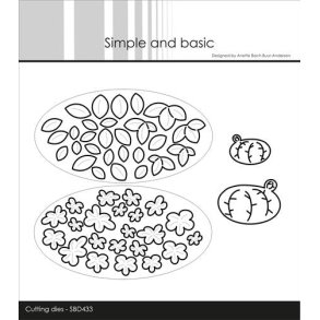 Die Flowers and cactus SBD433 Simple and basic 