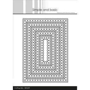 Die Inner Scallop - Rectangle SBD439 Simple and Basic