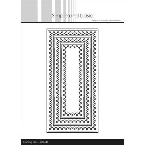 Die Inner Scallop - Mini slim SBD441 Simple and Basic