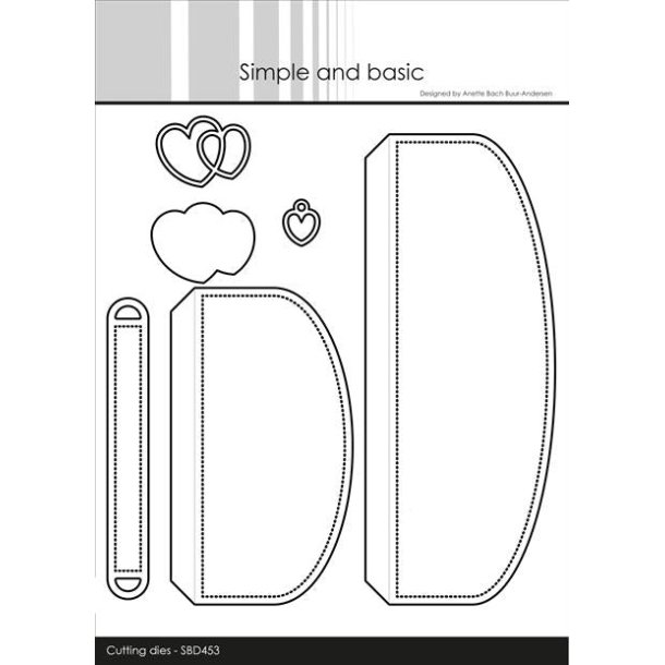 Die Gatefold &amp; - A6 10x10cm SBD453 Simple and basic