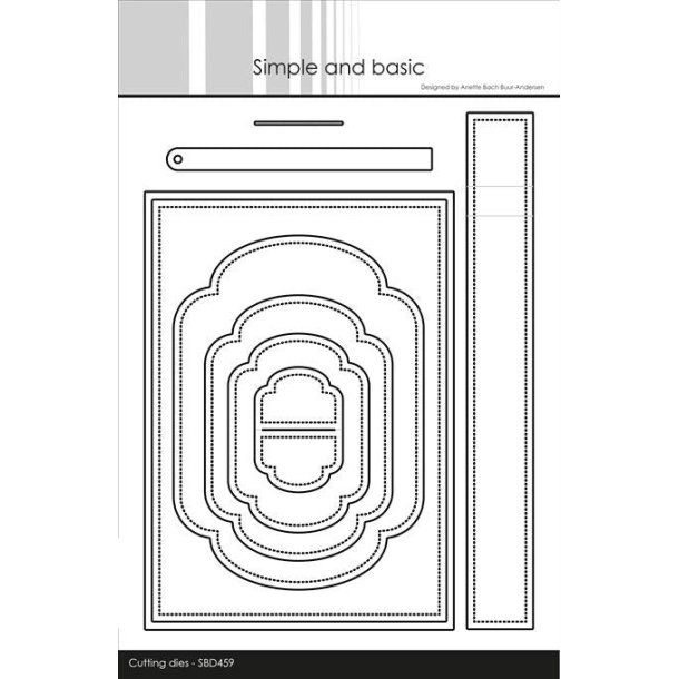 Die Interactive Flip Card A6 SBD459 Simple and Basic 