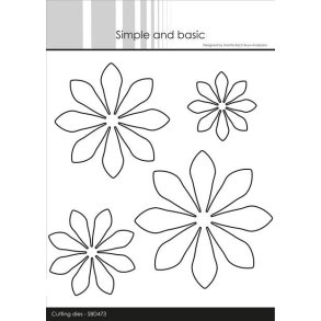 Die 3D Flowers SBD473 Simple and Basic D8