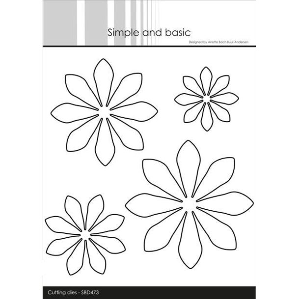 Die 3D Flowers SBD473 Simple and Basic 