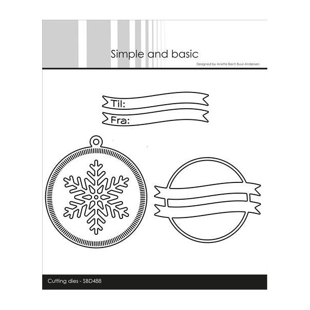 Die Round Gifttag w/Add-Ons" SBD488 Simple and Basic