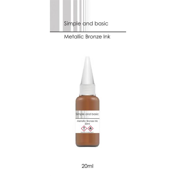 Simple and Basic Metallic Bronze ink SBI002 20ml 