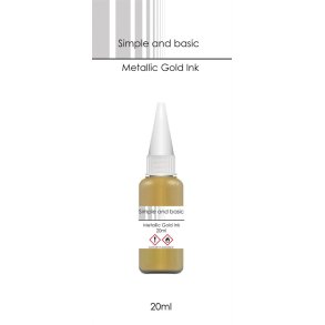 Simple and Basic Metallic Gold ink SBI004 20ml 