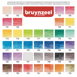 Farveblynater 36stk Bruynzeel Expression