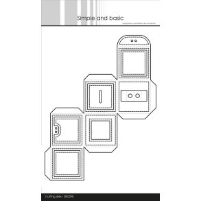 Die Square box SBD590 Simple and basic D22