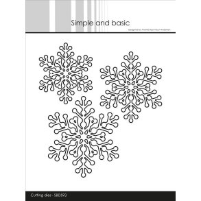 Die Snowflakes SBD593 Simple and basic