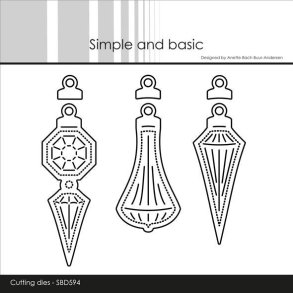 Die Christmas Ornaments SBD594 Simple and Basic 