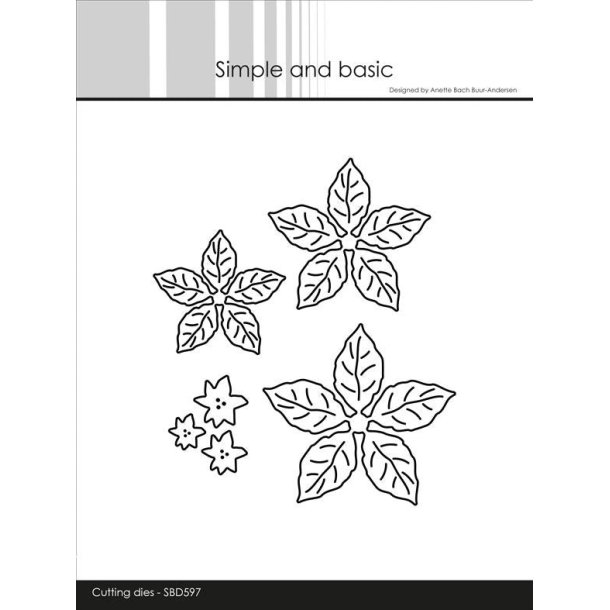 Die Poinsettia SBD597 Simple and basic