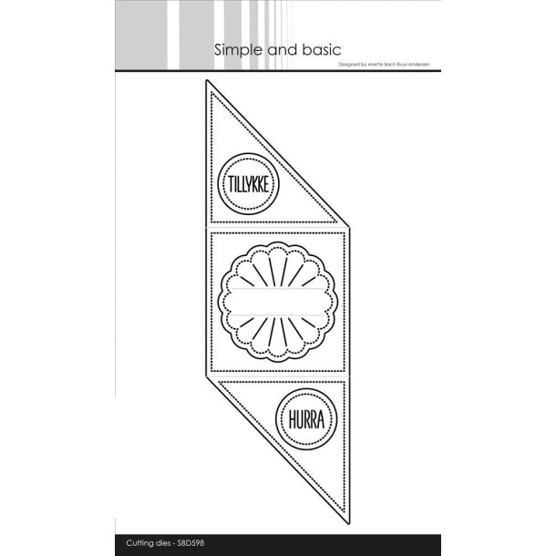 Die Pinwheel envelope SBD598 Simple and basic 