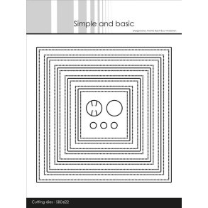 Die Square frames and window SBD622 Simple and Basic