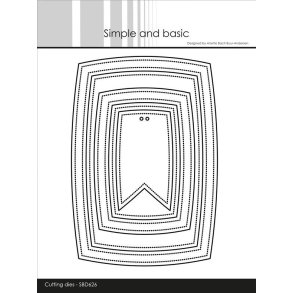 Die A6/A7 Barrel frames SBD626 SIMPLE AND BASIC