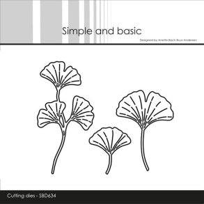 Die Ginkgo leaves SBD634 Simple and basic 
