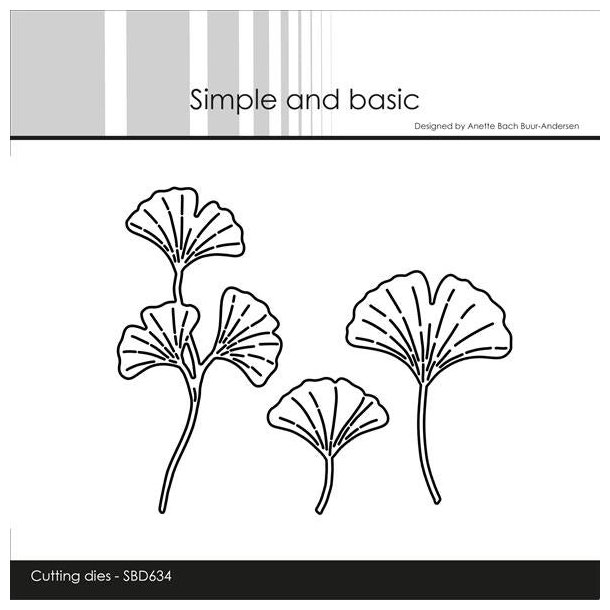 Die Ginkgo leaves SBD634 Simple and basic 