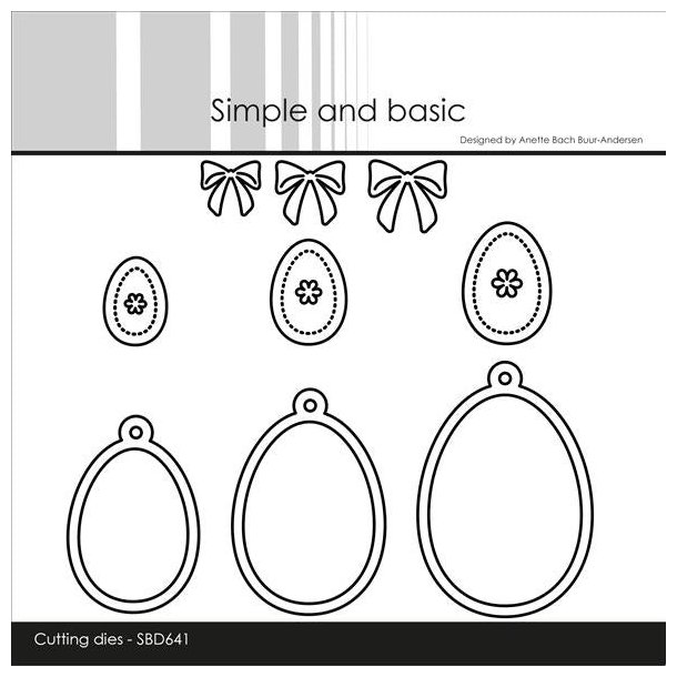 Die Easter eggs SBD641 Simple and basic
