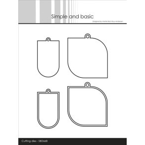 Die Decorative tags and frames SBD668 Simple and Basic