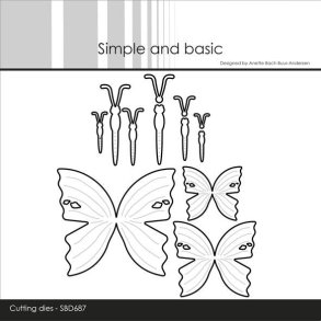 Die Butterflies SBD687 Simple and basic 