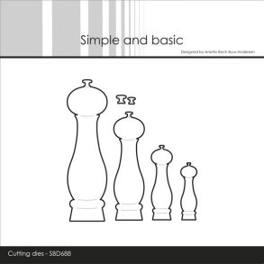 Die Salt and pepper mills SBD688 Simple and basic 