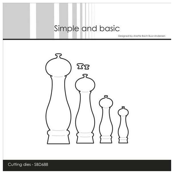 Die Salt and pepper mills SBD688 Simple and basic 