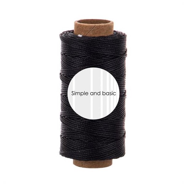 Polvester Thread Black SBA701 0,5mmx50m 