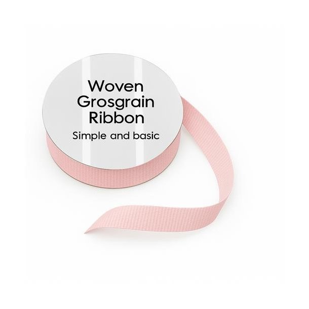 Simple and basic Grosgrain Ribbon "Light Pink" SBA453 8mmx10m 