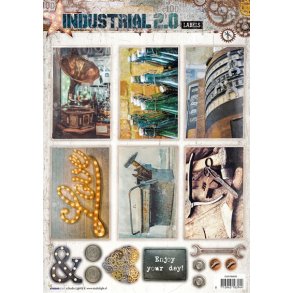 Udstanset ark Industrial 2,0