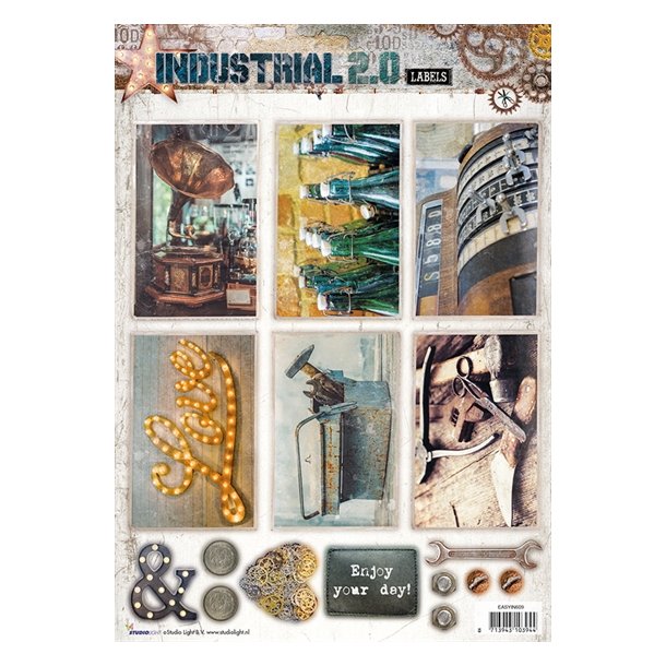 Udstanset ark Industrial 2,0