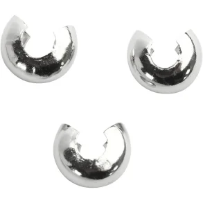 Knudeskjulere til elastik 50stk D: 5mm fors�lvet