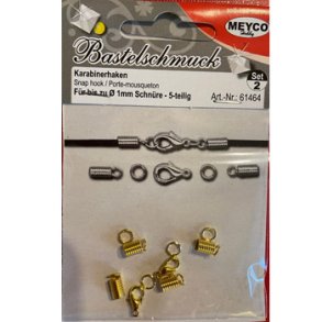 Karabins�t 2 s�t �: 1mm guldfarvet