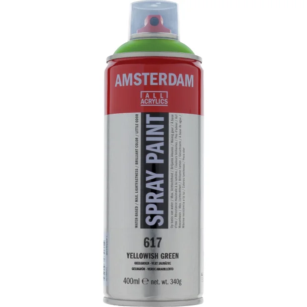 AMSTERDAM Spray paint 400 ml Yellowish Green 617