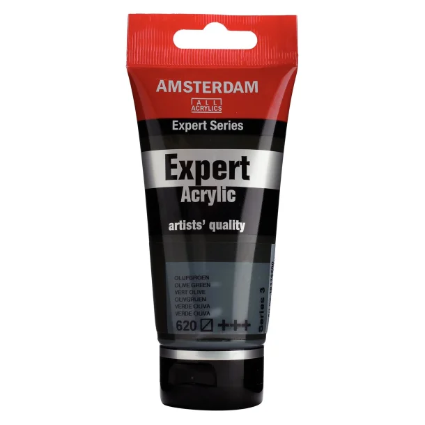 AMSTERDAM Expert Series acrylic tube 75 ml Olive Green 620