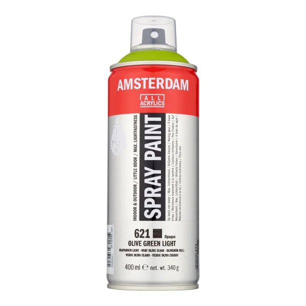 AMSTERDAM Spray paint 400 ml Olive Green Light 621